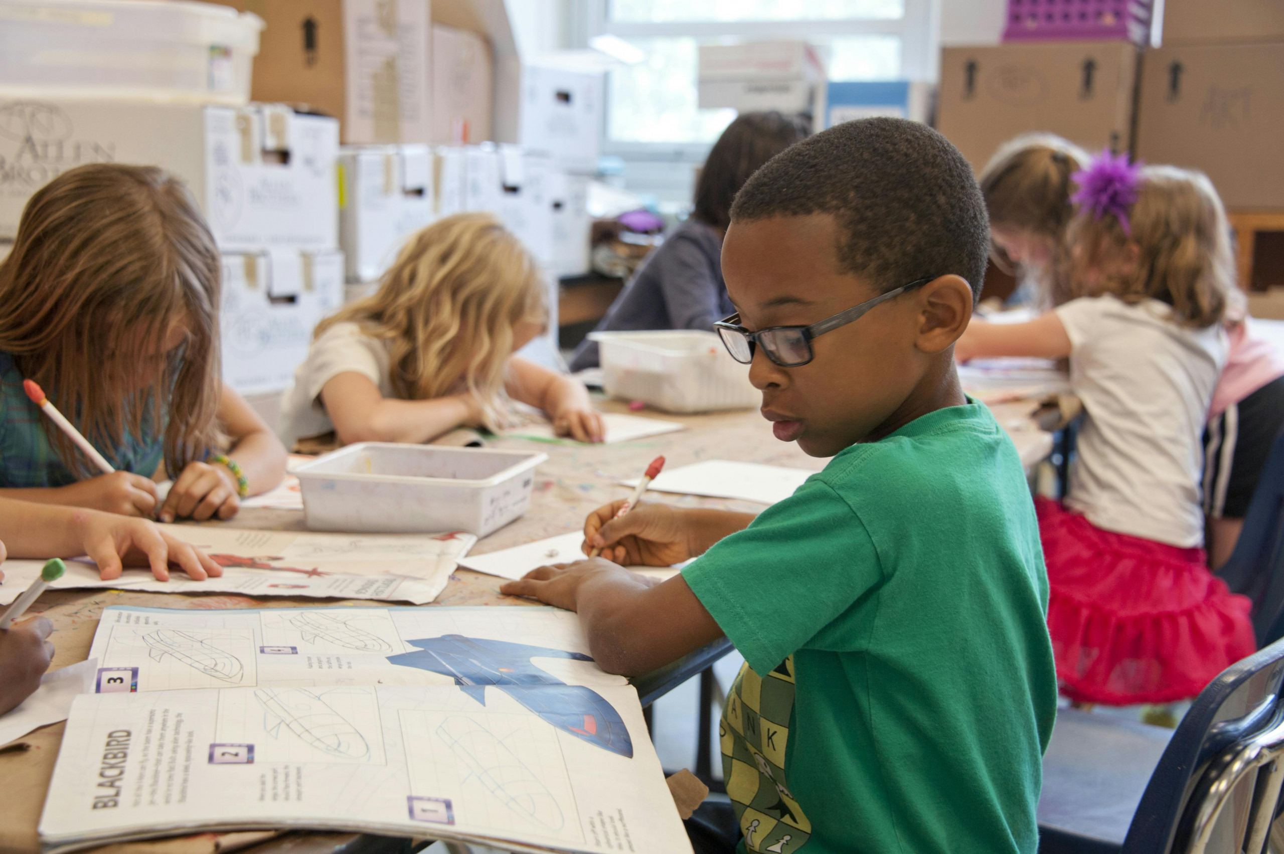 Students at Seeds of Faith Christian Academy